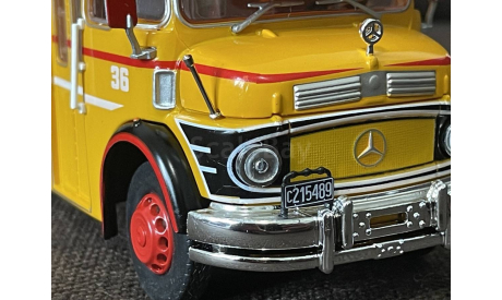 Mercedes LO 1112 / 1114 (желтый, маршрут 36) 1968  - IXO 1/43, масштабная модель, scale43, IXO Road (серии MOC, CLC), Mercedes-Benz