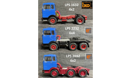 Mercedes LPS 2032 (’cubic’) 6х2     - IXO + конверсия  1/43, масштабная модель, IXO Road (серии MOC, CLC), Mercedes-Benz, scale43