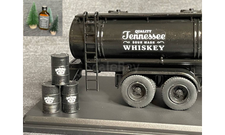 Полуприцеп цистерна (прицеп бочка) 3 оси ’Jack Daniel’s’ - 1/43, масштабная модель, 1:43, еМ, Volvo