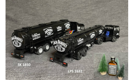 Полуприцеп цистерна (прицеп бочка) 3 оси ’Jack Daniel’s’ - 1/43, масштабная модель, 1:43, еМ, Volvo
