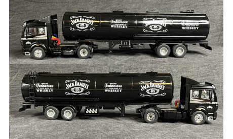 SALE!!! Полуприцеп (прицеп) цистерна бочка чёрная  (две оси)  -  IXO/Altaya 1/43, масштабная модель, 1:43, IXO грузовики (серии TRU)