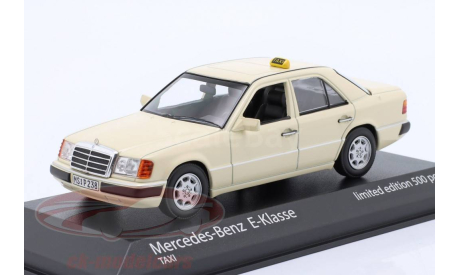 SALE!!! Mercedes 230 E taxi (W124) Minichamps  1/43, масштабная модель, 1:43, Mercedes-Benz