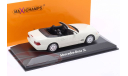 Mercedes SL (R129) белый Minichamps  1/43, масштабная модель, scale43, Mercedes-Benz