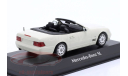 Mercedes SL (R129) белый Minichamps  1/43, масштабная модель, scale43, Mercedes-Benz