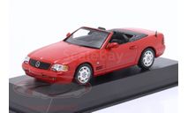 SALE!!! Mercedes 300 SL (R129) красный-  Minichamps  1/43, масштабная модель, scale43, Mercedes-Benz