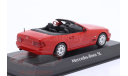 Mercedes SL (R129) красный Minichamps  1/43, масштабная модель, scale43, Mercedes-Benz