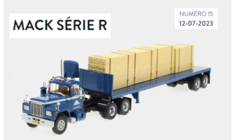 MACK SERIE-F тягач + прицеп - #15 IXO 1/43, масштабная модель, IXO грузовики (серии TRU), scale43