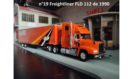 Freightliner FLD 112 ’Allied’ 1990   тягач + прицеп - #19 IXO 1/43, масштабная модель, scale43, IXO грузовики (серии TRU)