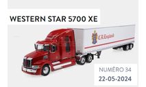 Western Star 5700 XE тягач + прицеп - #34 IXO 1/43, масштабная модель, 1:43, IXO грузовики (серии TRU)