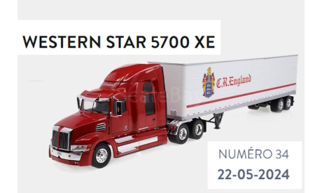 Western Star 5700 XE тягач + прицеп - #34 IXO 1/43, масштабная модель, scale43, IXO грузовики (серии TRU)