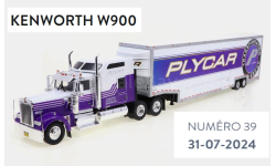 KENWORTH W900 ’PLYCAR’ тягач + прицеп - #39 IXO 1/43