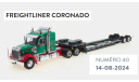 FREIGHTLINER CORONADO тягач + трал- #40 IXO 1/43, масштабная модель, scale43, IXO грузовики (серии TRU)