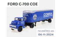 FORD C-700 COE ’COBRA’ тягач + прицеп #46 IXO 1/43, масштабная модель, scale43, IXO грузовики (серии TRU)