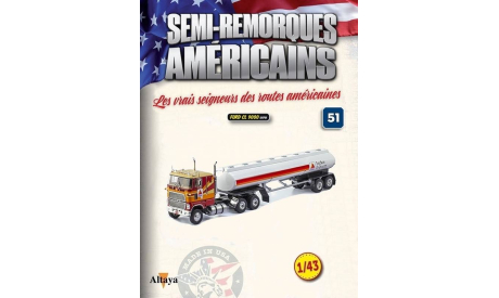Ford CL 9000 (1979) - Citerne Citgo тягач + цистерна- #51 IXO 1/43, масштабная модель, IXO грузовики (серии TRU), scale43