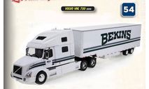 Volvo VNL 730 (2010) - Bekins тягач + прицеп #54 IXO 1/43, масштабная модель, scale43, IXO грузовики (серии TRU)