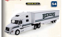 Volvo VNL 730 (2010) - Bekins тягач + прицеп #54 IXO 1/43