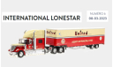 International Lonestar  тягач и прицеп  - IXO 1/43, масштабная модель, 1:43, IXO грузовики (серии TRU), International Harvester