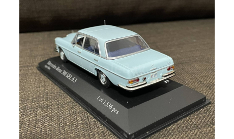 SALE!!! Mercedes 300 SEL 6.3 (W108/109) голубой -  Minichamps  1/43, масштабная модель, Mercedes-Benz, scale43
