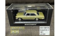 SALE!!! Mercedes 300 SEL 6.3 (W108/109) золотистый -  Minichamps  1/43, масштабная модель, Mercedes-Benz, scale43