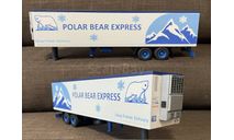 Полуприцеп рефрижератор (прицеп) POLAR BEAR EXPRESS - 1/43 IXO, масштабная модель, IXO грузовики (серии TRU), Mercedes-Benz, scale43