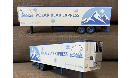 Полуприцеп рефрижератор (прицеп) POLAR BEAR EXPRESS - 1/43 IXO, масштабная модель, IXO грузовики (серии TRU), Mercedes-Benz, scale43