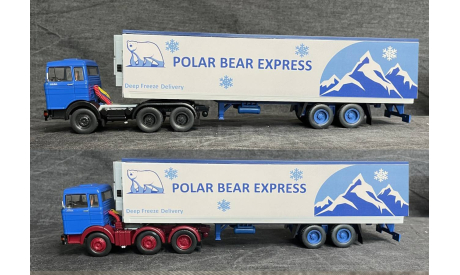 Полуприцеп рефрижератор (прицеп) POLAR BEAR EXPRESS - 1/43 IXO, масштабная модель, IXO грузовики (серии TRU), Mercedes-Benz, scale43