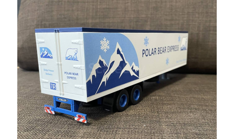 Полуприцеп рефрижератор (прицеп) POLAR BEAR EXPRESS - 1/43 IXO, масштабная модель, IXO грузовики (серии TRU), Mercedes-Benz, scale43