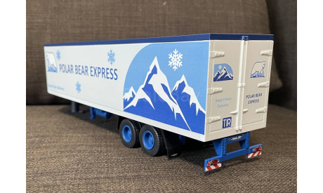 Полуприцеп рефрижератор (прицеп) POLAR BEAR EXPRESS - 1/43 IXO, масштабная модель, IXO грузовики (серии TRU), Mercedes-Benz, scale43