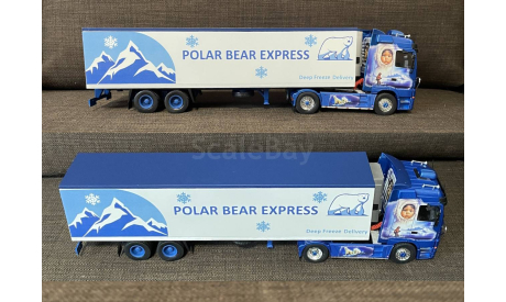 Полуприцеп рефрижератор (прицеп) POLAR BEAR EXPRESS - 1/43 IXO, масштабная модель, IXO грузовики (серии TRU), Mercedes-Benz, scale43