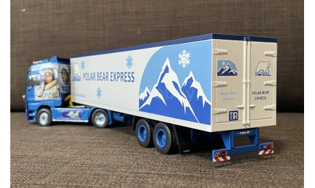 Полуприцеп рефрижератор (прицеп) POLAR BEAR EXPRESS - 1/43 IXO, масштабная модель, IXO грузовики (серии TRU), Mercedes-Benz, scale43