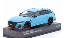SALE !!! Audi RS6-R Abt 2022 (голубой)- SOLIDO  1/43, масштабная модель, scale43