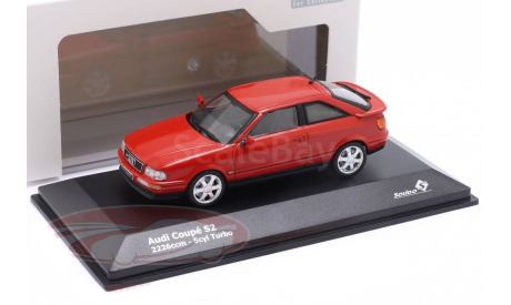 Audi S2 Coupe 1992 (красный)- SOLIDO  1/43, масштабная модель, scale43