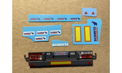 бампер задний под прицеп (полуприцеп) SCHMITZ  - IXO 1/43