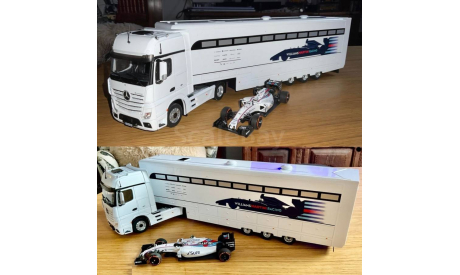 Mercedes Actros - Williams Martini Racing - 2016- IXO  1/43, масштабная модель, 1:43, IXO Road (серии MOC, CLC), Mercedes-Benz