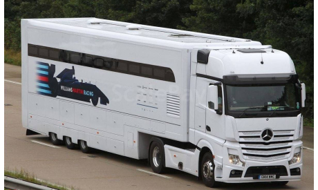 Mercedes Actros - Williams Martini Racing - 2016- IXO  1/43, масштабная модель, 1:43, IXO Road (серии MOC, CLC), Mercedes-Benz
