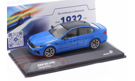 SALE!!! BMW M5 Competition (F90) 2022 (синий)- SOLIDO  1/43, масштабная модель, scale43