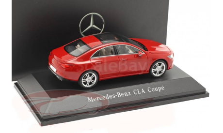 SALE !!! Mercedes CLA Coupe (C118) 2019 красный - Spark 1/43, масштабная модель, scale43, Herpa, Mercedes-Benz
