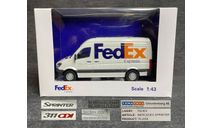 SALE!!! Mercedes Sprinter FedEx - ТТ 1/43, масштабная модель, scale43, TemaToys, Mercedes-Benz