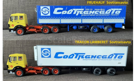 прицеп (полуприцеп) Fruehauf СОВТРАНСАВТО доработка!!!  1:43, масштабная модель, Start Scale Models (SSM), scale43, Volvo