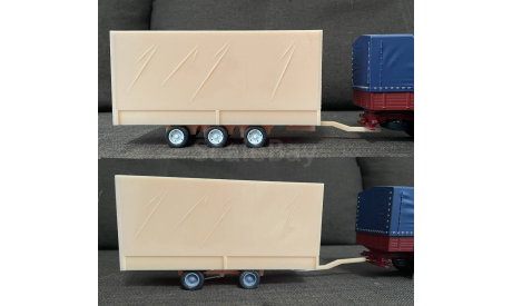 kit ПРИЦЕП ТАНДЕМ (2 или 3 оси) - 1/43, масштабная модель, 1:43, Mercedes-Benz