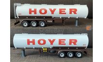 Полуприцеп цистерна (прицеп бочка) 3 оси ’HOYER’ - 1/43, масштабная модель, еМ, Mercedes-Benz, scale43