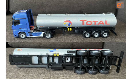 Полуприцеп цистерна (прицеп бочка) 3 оси ’TOTAL’ - 1/43, масштабная модель, scale43, еМ, Iveco
