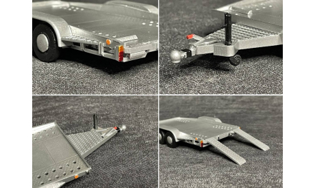 ПРИЦЕП 1:43 (КИТ для самостоятельной сборки), масштабная модель, Hand Made 3D, eM, scale43
