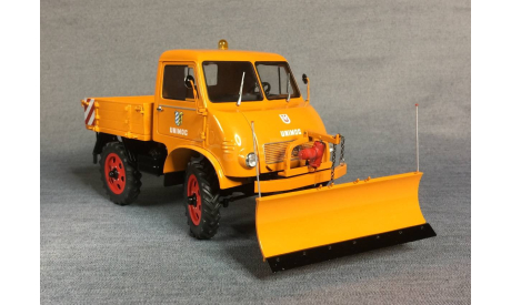 1/18  Unimog 401 (Вестфалия, коммунальный) - Schuco 1/18, масштабная модель, 1:18, Mercedes-Benz