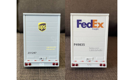 Полуприцеп фургон (прицеп) FedEx  - 1/43 IXO, масштабная модель, scale43, IXO грузовики (серии TRU), Peterbilt