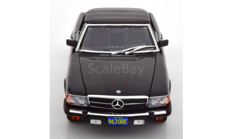 1/18 Mercedes 450 SL (W107) USA version 1979  чёрный - NOREV, масштабная модель, Mercedes-Benz, scale18