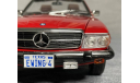 1/18 Mercedes 450SL (R107) USA-version красный  - NOREV, масштабная модель, Mercedes-Benz, scale18