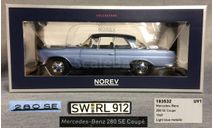 1/18 Mercedes 250 SE W111 Coupe 1969 - Norev 1/18, масштабная модель, scale18, Mercedes-Benz