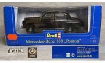 1/18 Mercedes 180 W120 (чёрный) - Revell 1/18, масштабная модель, Mercedes-Benz, scale18