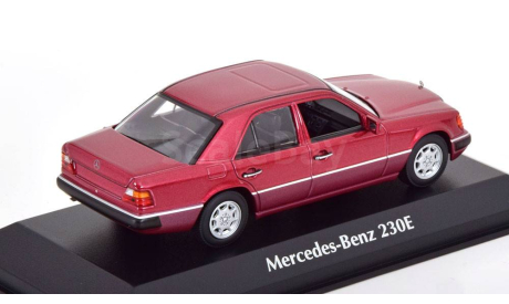 Mercedes 230 E красный мет.  (W124) Minichamps  1/43, масштабная модель, scale43, Mercedes-Benz